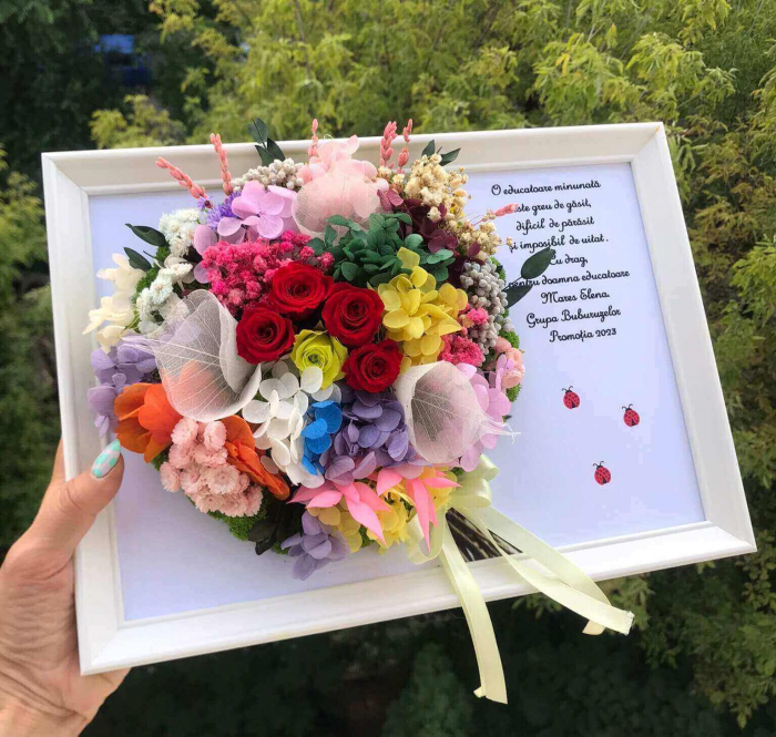 Buchet flori in rama [1]