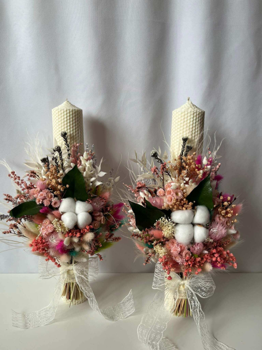 Pachet lumanari nunta + Buchet mireasa [4]