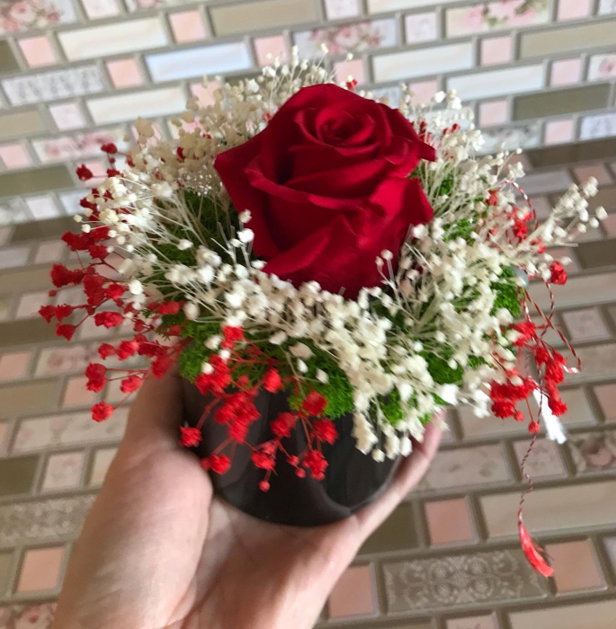 Aranjament floral cu licheni [2]