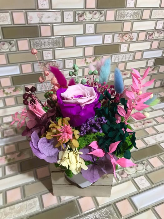 Aranjament floral cu licheni [1]