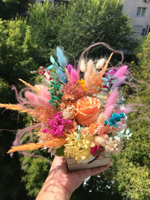 Aranjament floral cu licheni [3]