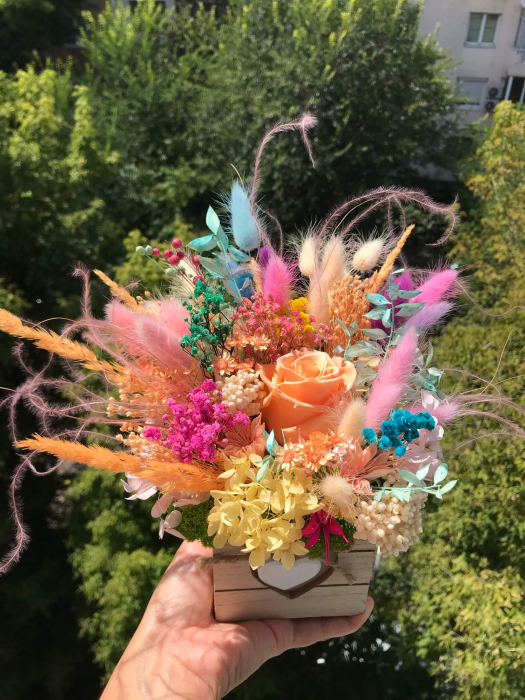 Aranjament floral cu licheni [4]