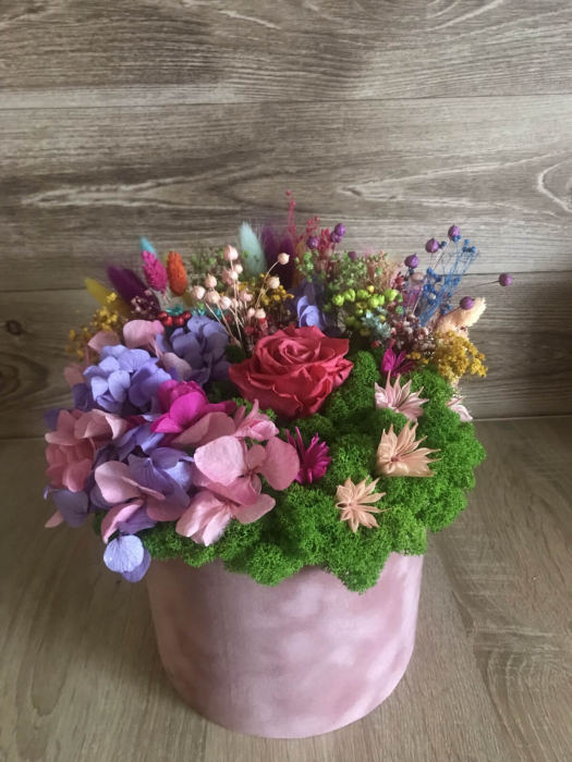 Aranjament floral cu licheni [3]