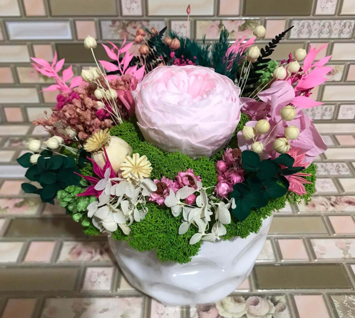 Aranjament floral cu bujor criogenat [2]