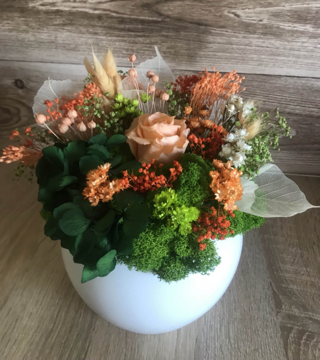 Aranjament floral cu licheni [3]