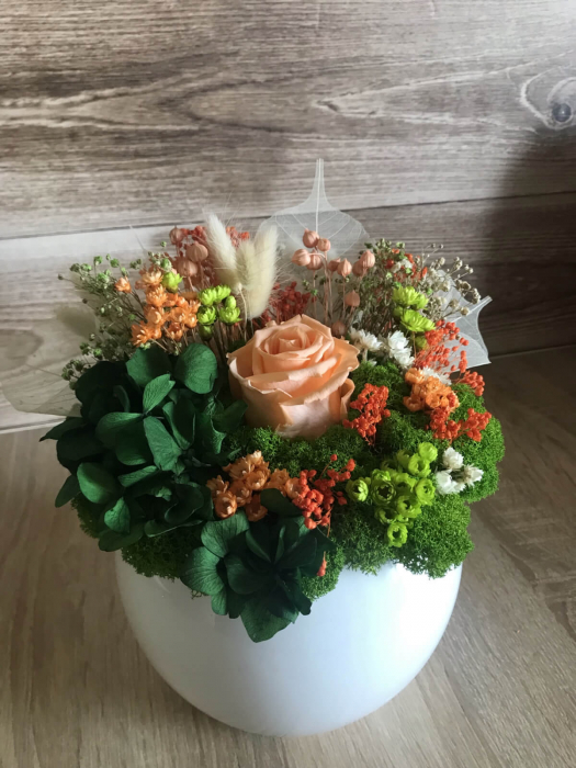 Aranjament floral cu licheni [2]