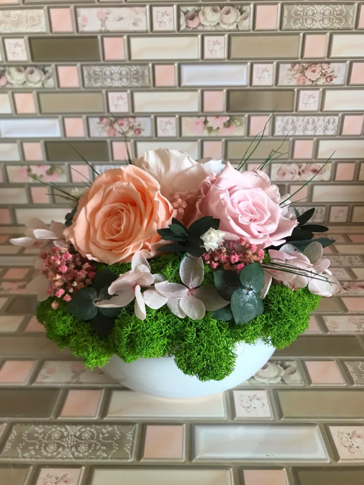 Aranjament floral cu licheni [3]