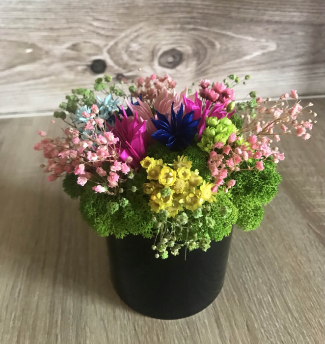 Aranjament floral cu licheni [3]