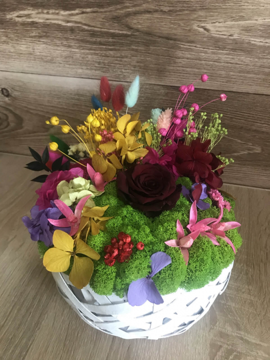 Aranjament floral cu licheni [2]