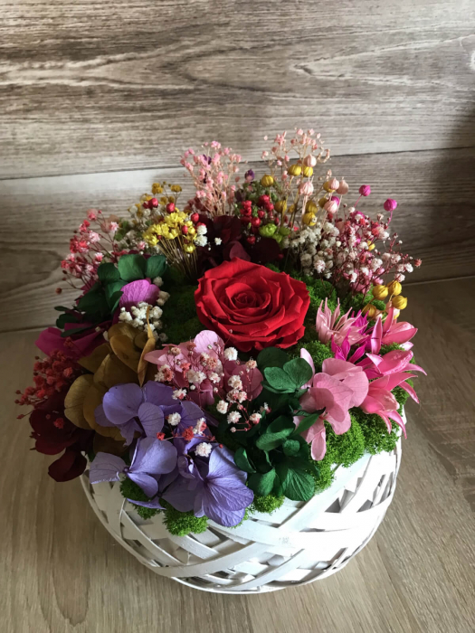Aranjament floral cu licheni [3]