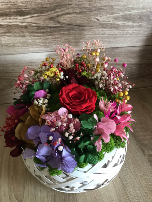 Aranjament floral cu licheni [2]