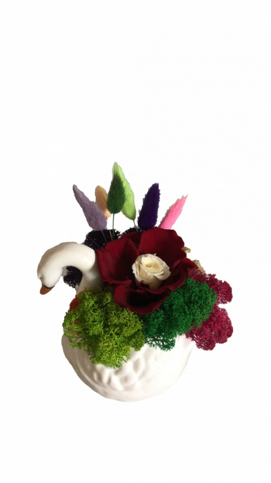 Aranjament floral cu licheni [2]