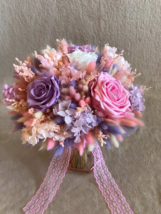 Buchet flori roz [3]
