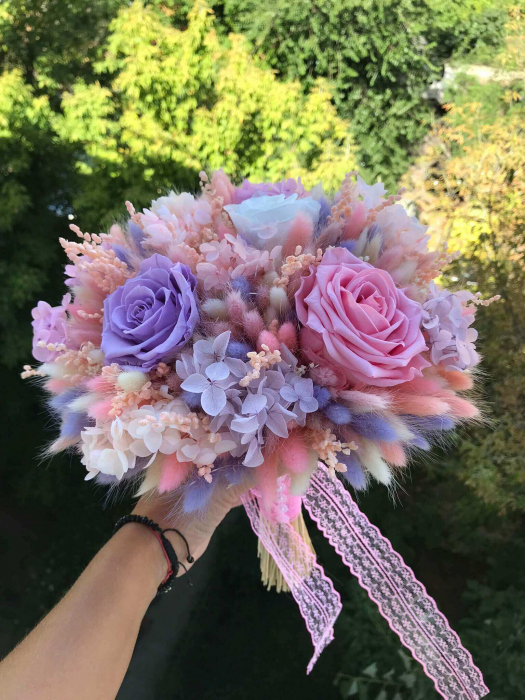 Buchet flori roz [4]