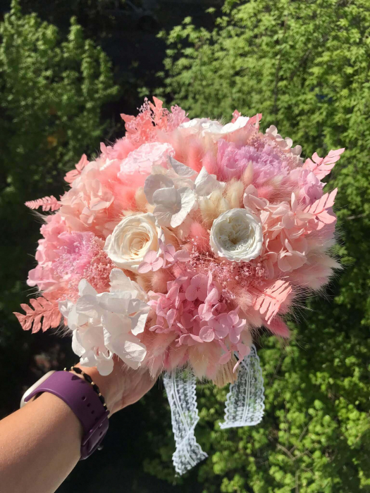 Buchet flori roz [4]