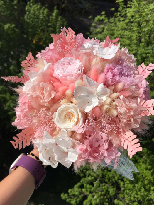 Buchet flori roz [2]