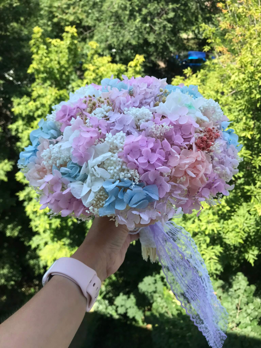 Buchet flori cu hortensie criogenata [3]