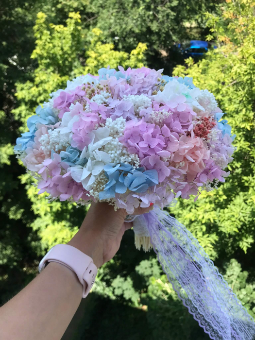 Buchet flori cu hortensie criogenata [5]