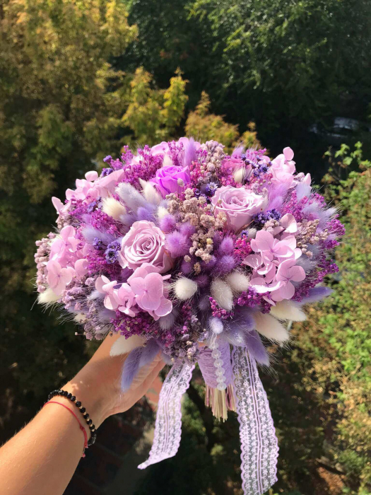 Buchet flori mov [3]