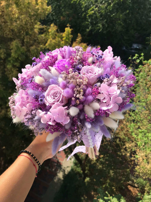 Buchet flori mov [4]