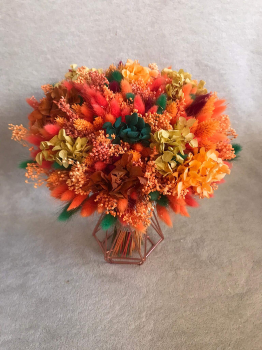 Buchet flori portocalii [4]