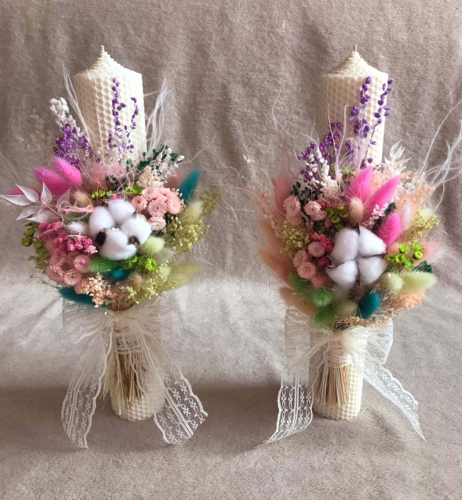 Pachet lumanari nunta + Buchet mireasa [2]
