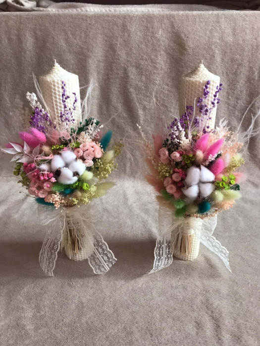 Pachet lumanari nunta + Buchet mireasa [4]