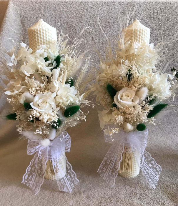 Pachet lumanari nunta + Buchet mireasa [7]