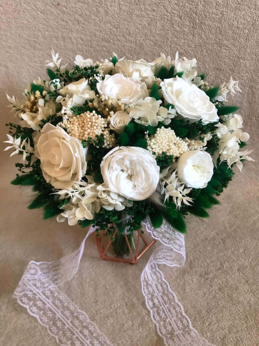 Pachet lumanari nunta + Buchet mireasa [8]