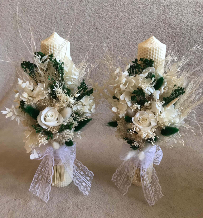 Pachet lumanari nunta + Buchet mireasa [2]