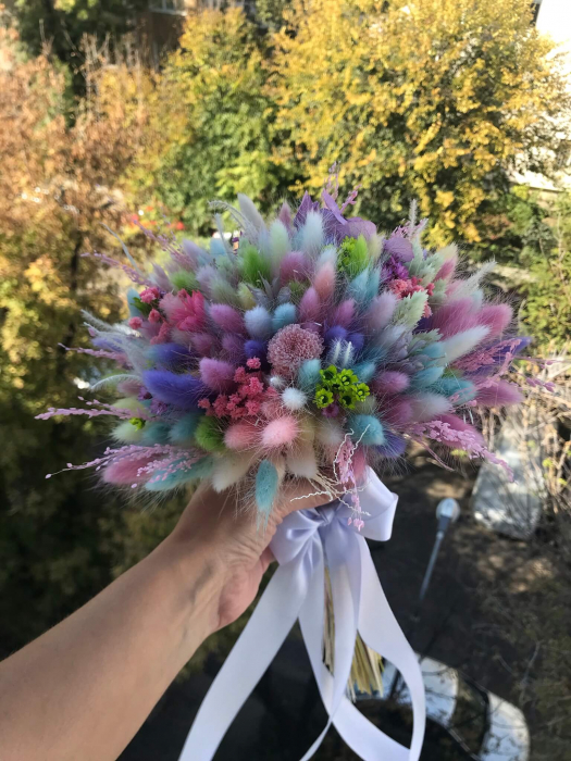Buchet flori uscate/stabilizate mic [2]