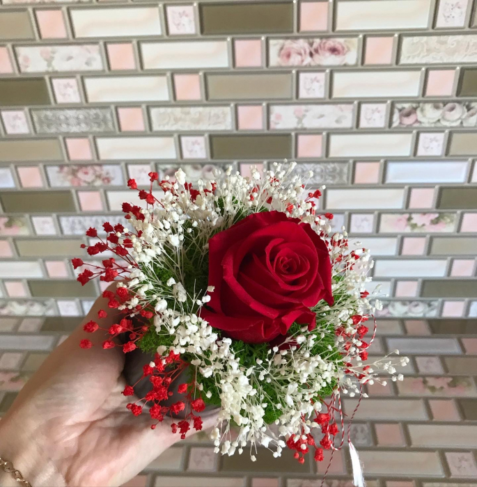 Aranjament floral cu licheni [3]