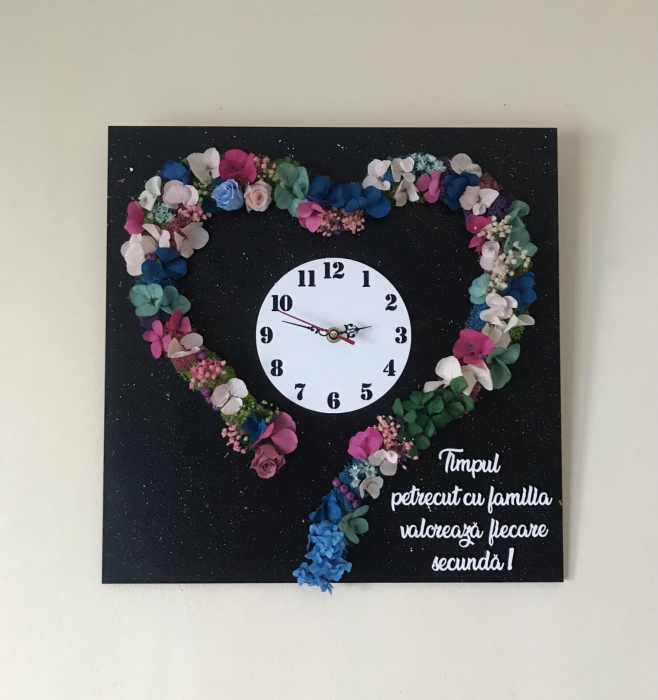 Ceas decorat cu licheni [4]