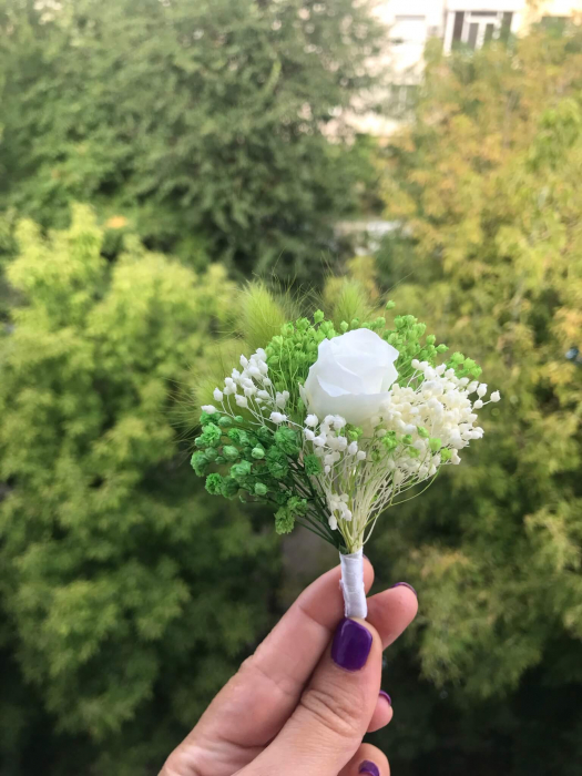 Cocarde din flori naturale [3]