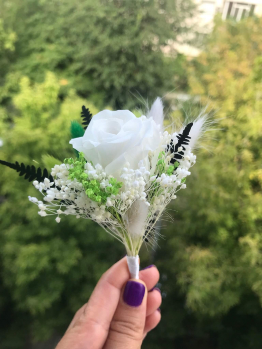 Cocarde din flori naturale [2]