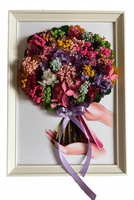 Tablou cu licheni buchet [3]