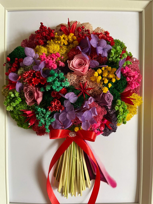 Tablou cu licheni buchet [2]