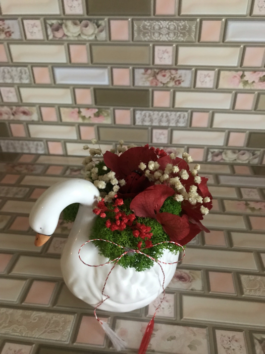 Aranjament floral cu licheni [2]
