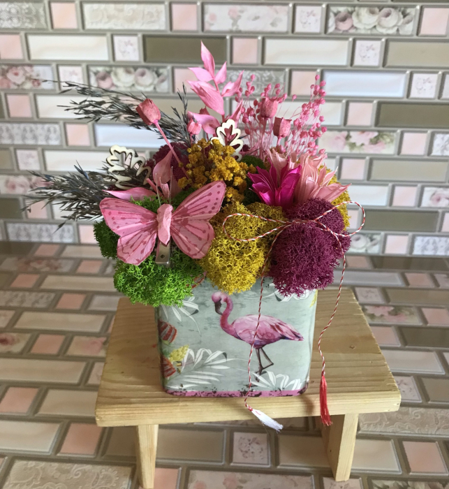Aranjament floral cu licheni [3]