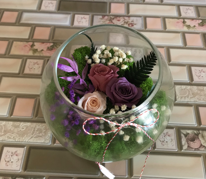 Aranjament floral cu licheni [2]
