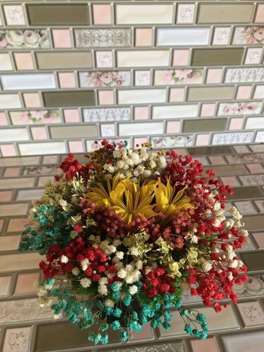 Aranjament floral cu licheni [2]