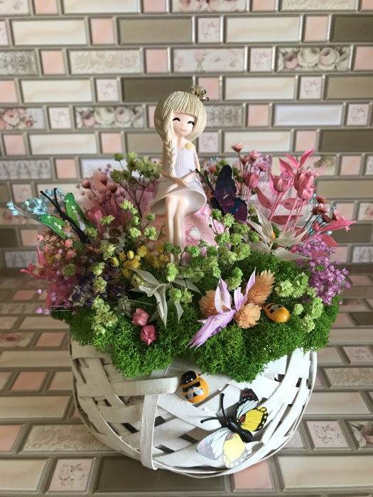 Aranjament floral cu licheni [2]
