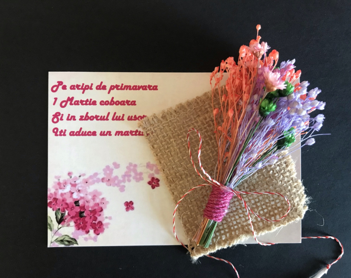 Martisoare din flori uscate naturale [2]