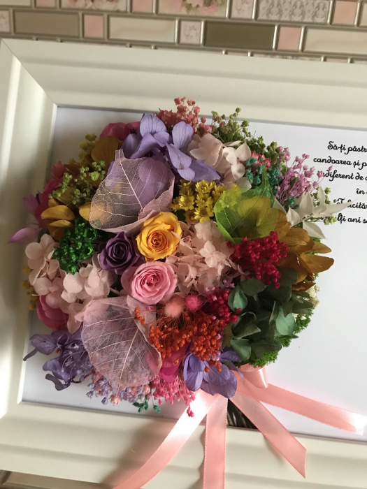 Tablou cu licheni buchet [2]