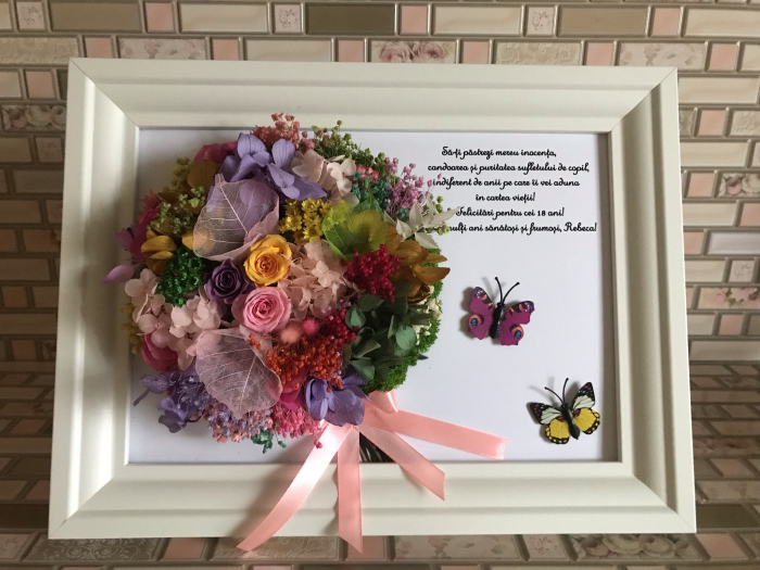 Tablou cu licheni buchet [3]