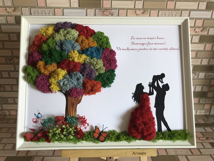 Tablou cu licheni Mosici [2]