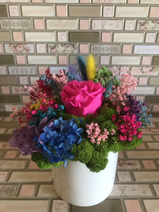 Aranjament floral cu licheni [2]