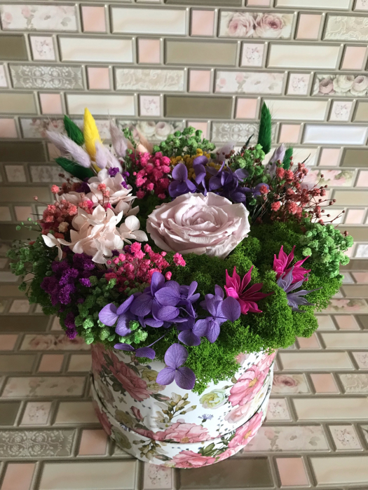 Aranjament floral cu licheni [2]
