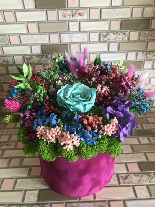 Aranjament floral cu licheni [4]
