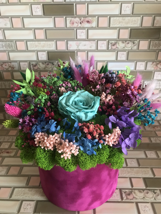 Aranjament floral cu licheni [2]